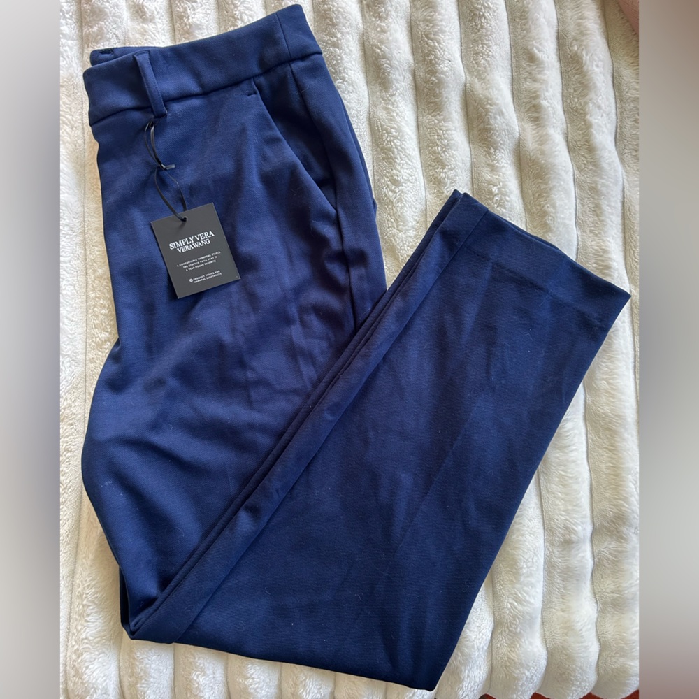 Vera Wang Navy Blue Dress Pants